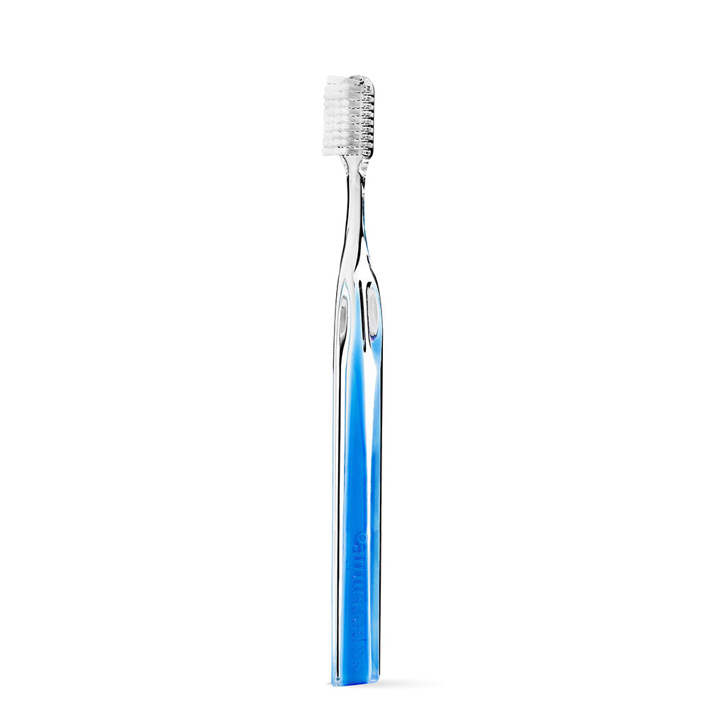 Supersmile Toothbrush with blue handle on a white background