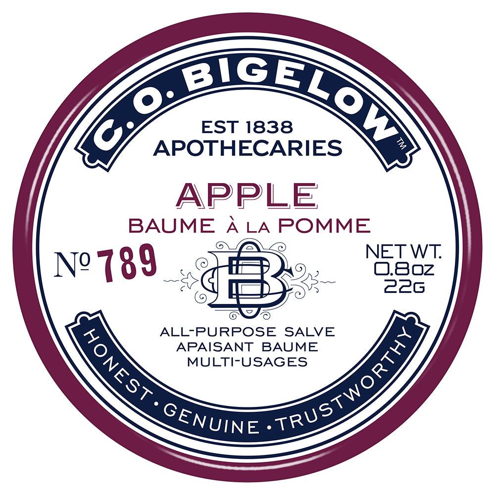 C.O. Bigelow Apple All-Purpose Salve Tin No. 789.