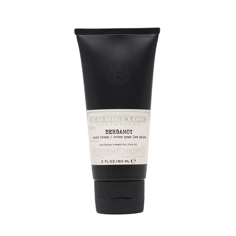 C.O. Bigelow Bergamot hand Cream tube (black tube with antique looking label)