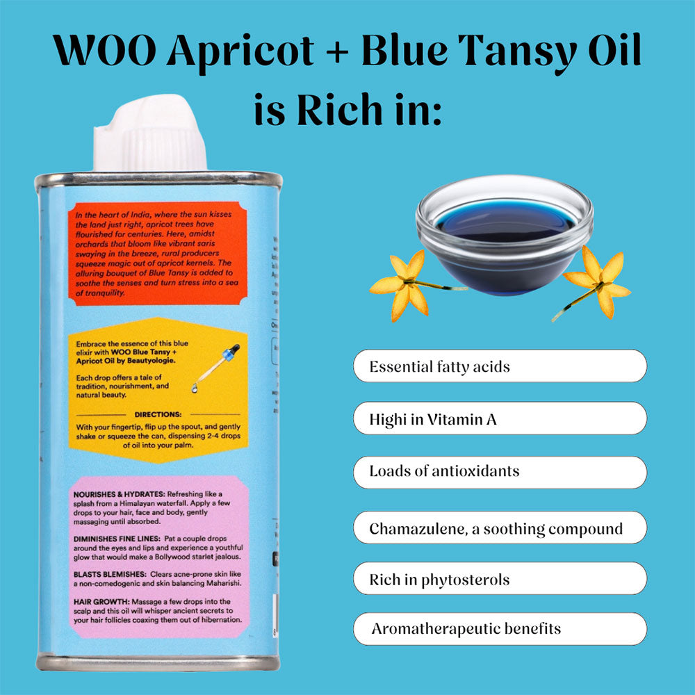 WOO Blue Tansy + Apricot Oil