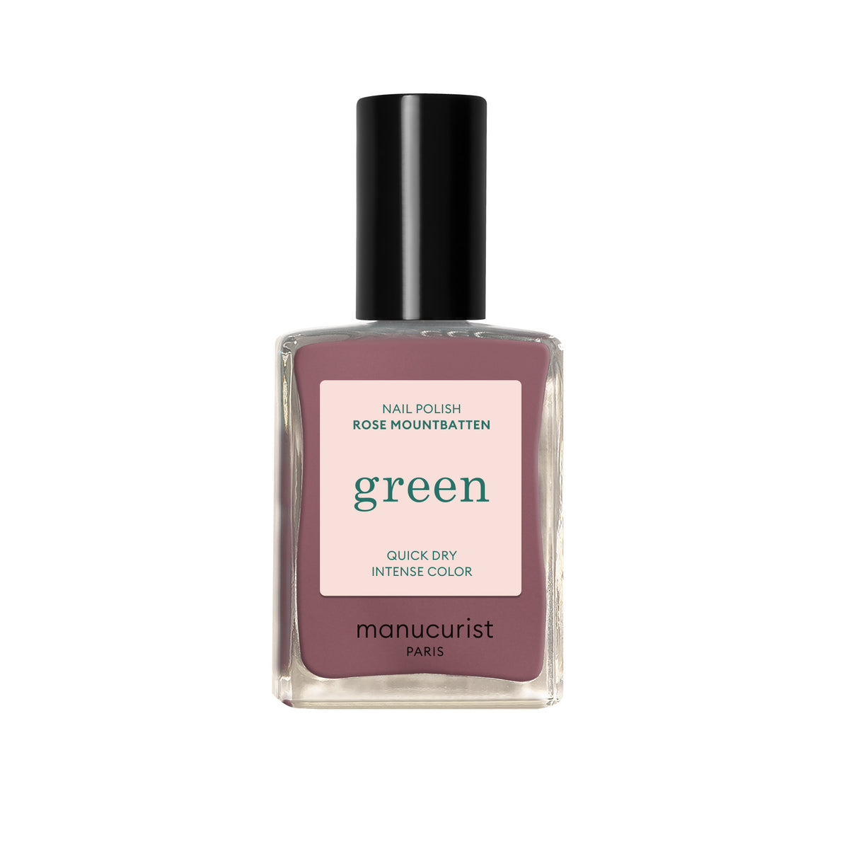 Bottle of The Manucurist Nail Polish in shade Rose Mountbatten.