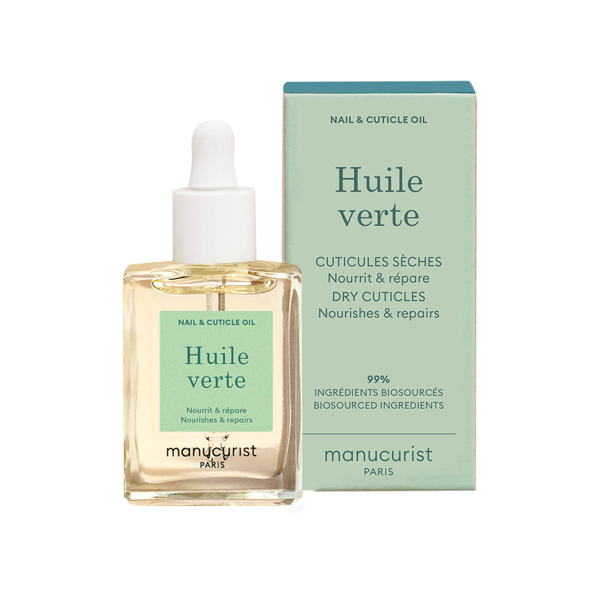 Manucurist Green Nail Cuticle Oil and packaging 