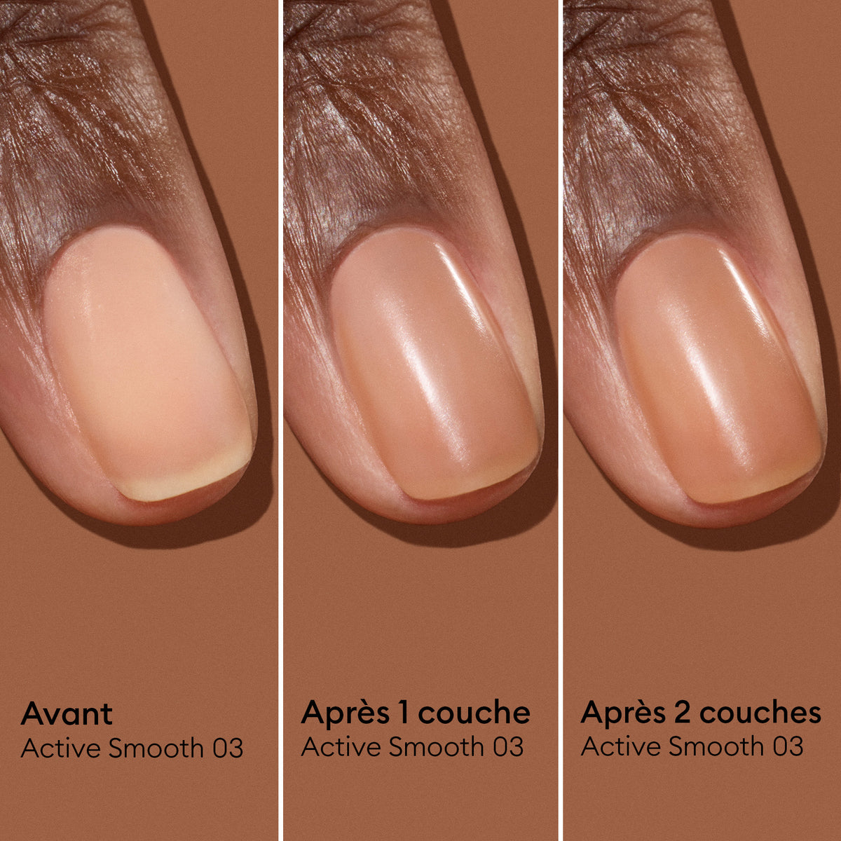 Swatch of Manucurist Active Smooth applications 