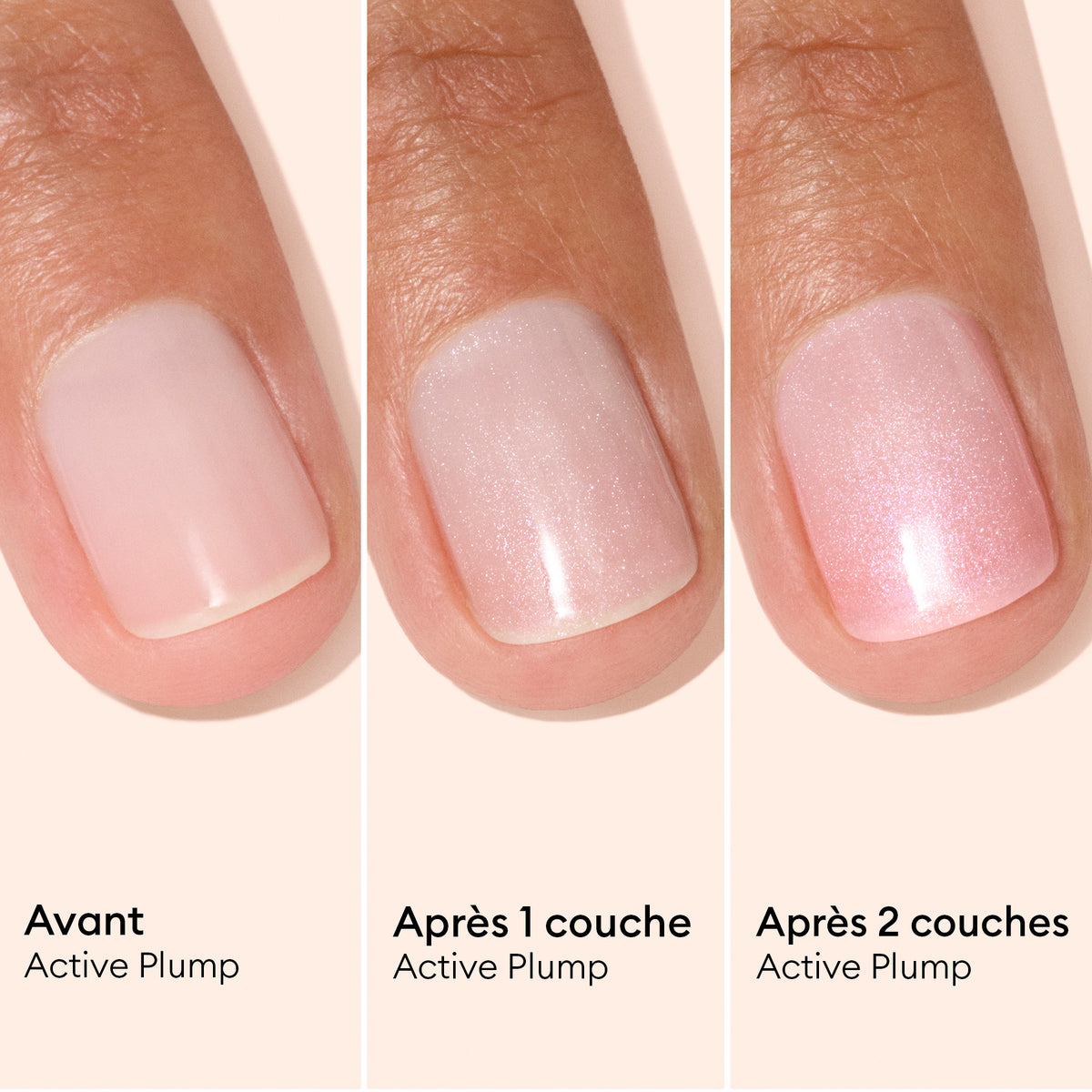 Manucurist Active Plump Application Swatches 