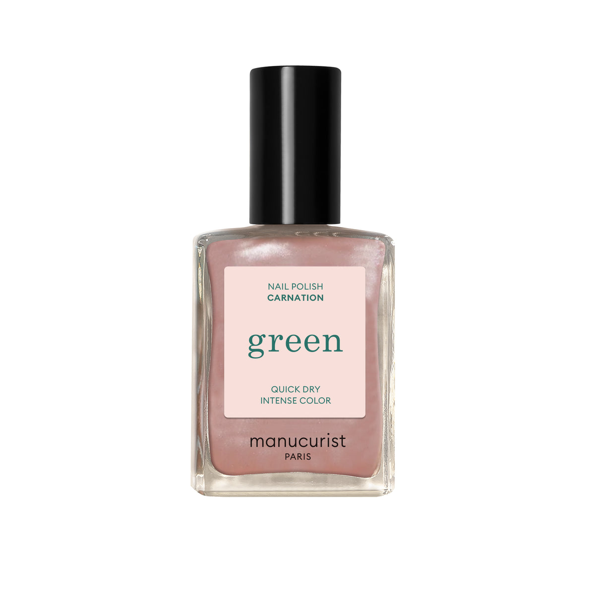 Bottle of The Manucurist Nail Polish in shade Carnation.