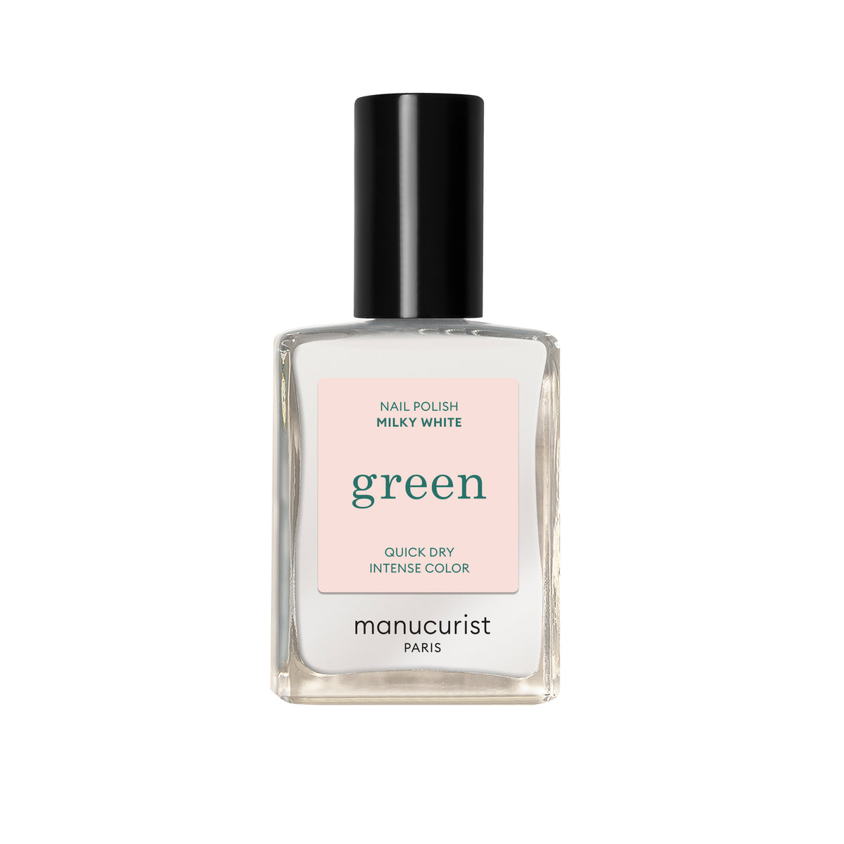 Bottle of The Manucurist Nail Polish in shade Milky White.