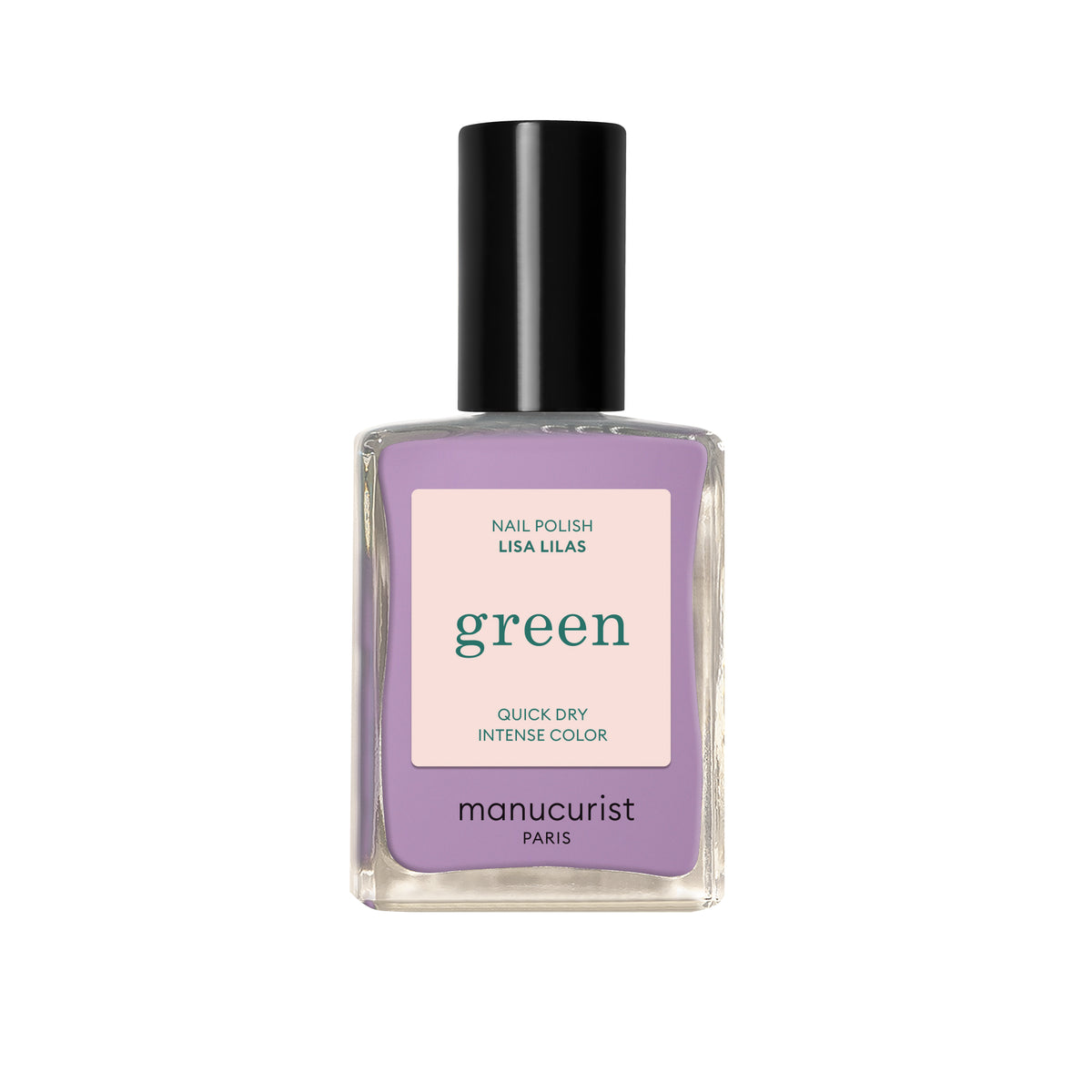 Bottle of The Manucurist Nail Polish in shade Lisa Lilas.