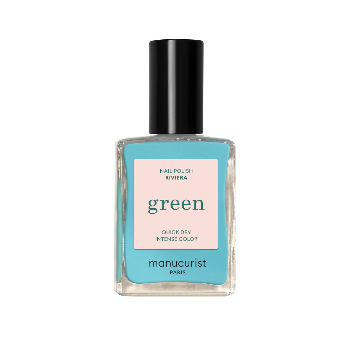 Bottle of The Manucurist Nail Polish in shade Riviera.