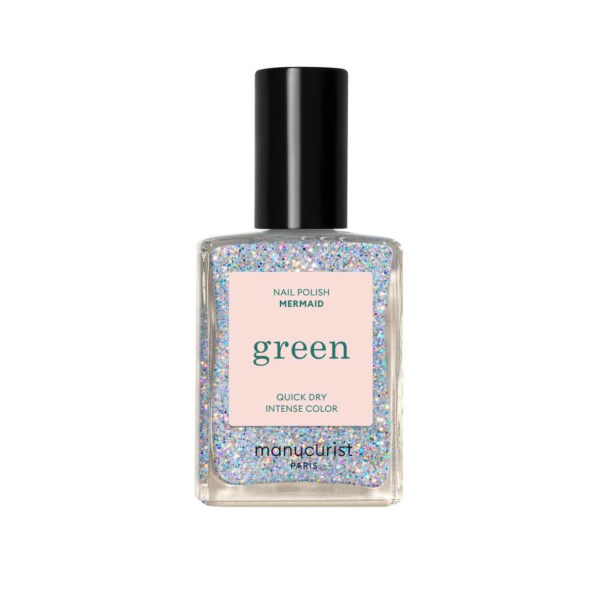 Bottle of The Manucurist Nail Polish in shade Mermaid.