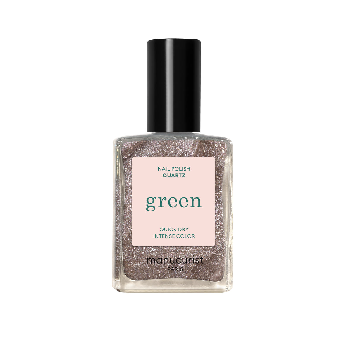 Bottle of The Manucurist Nail Polish in shade Quartz.
