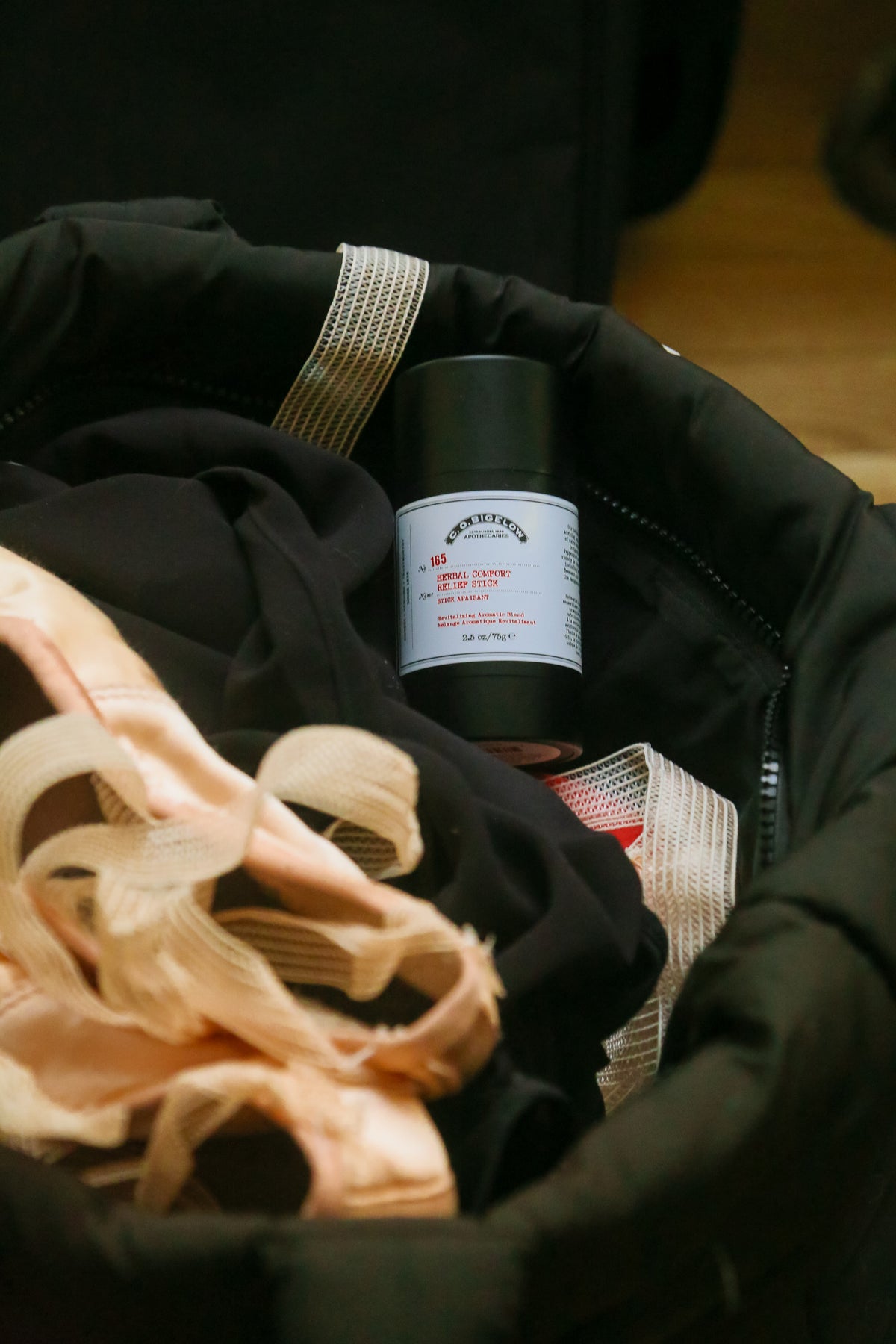 Herbal Comfort product in laundry bag