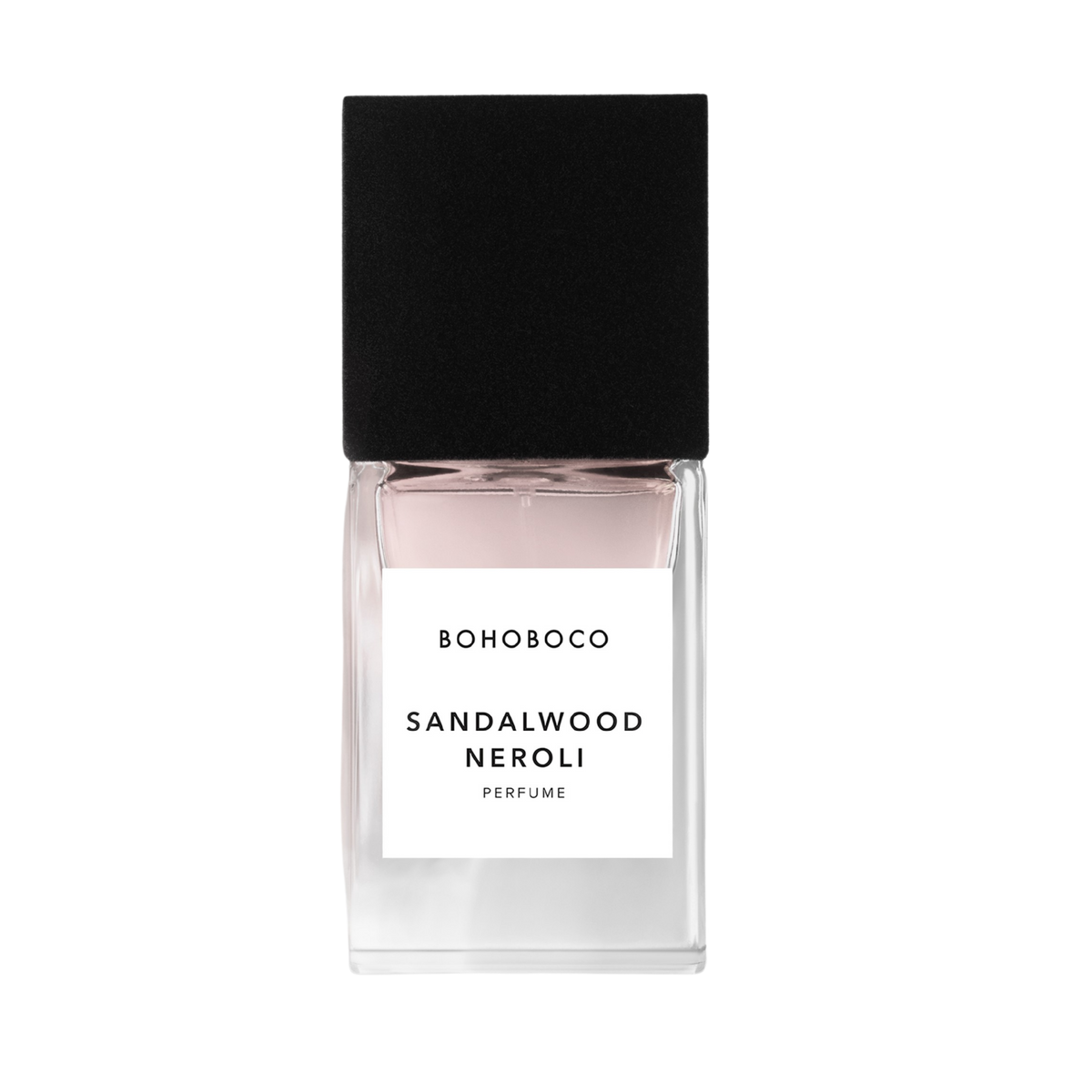 Bohoboco Sandalwood Neroli bottle on a white background