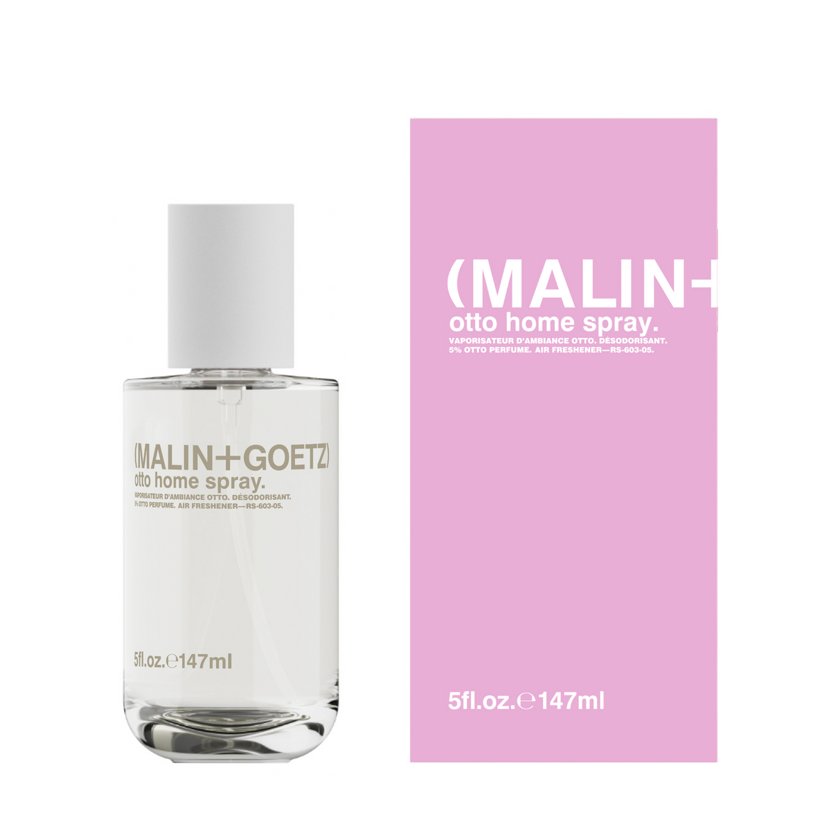 MALIN+GOETZ otto home spray bottle and packaging on a white background
