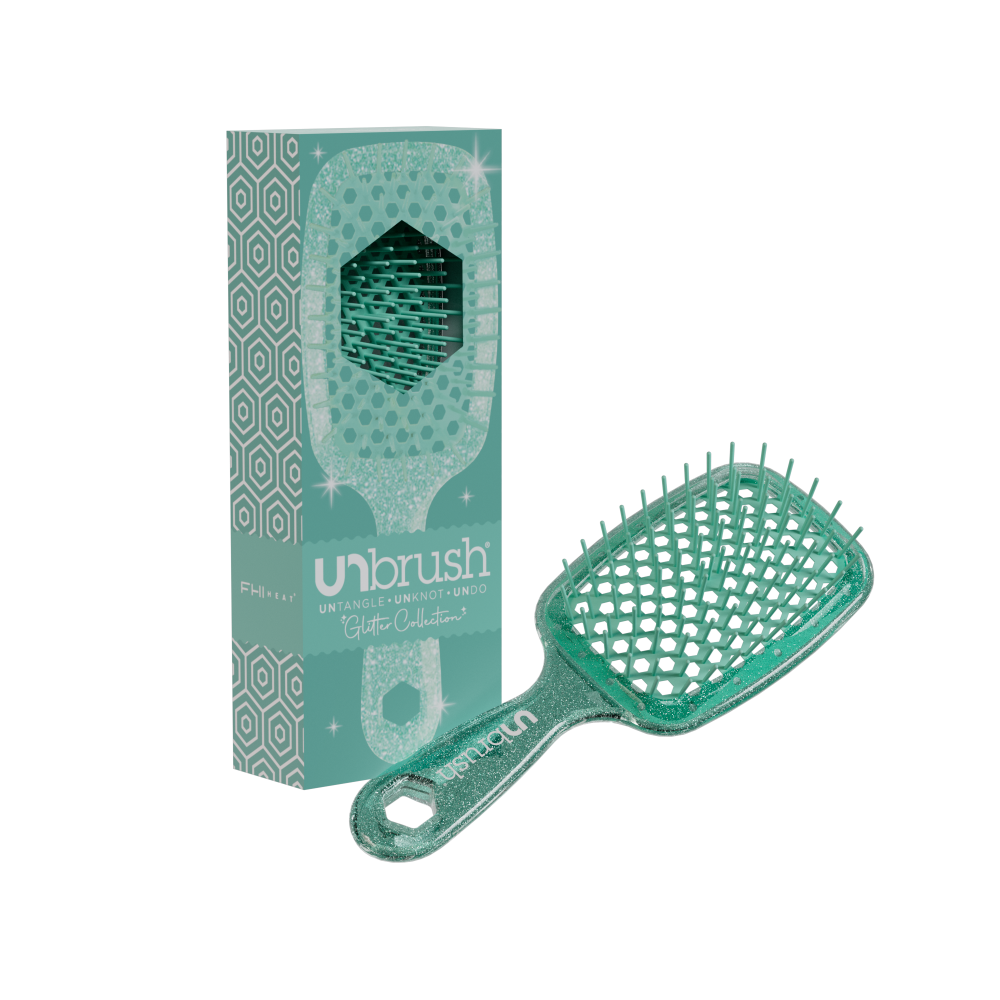 Unbrush Detangling - Turquoise Glitter
