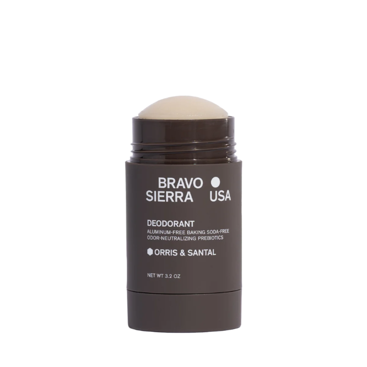 Bravo Sierra Orris & Santal Deodorant with no cap. 