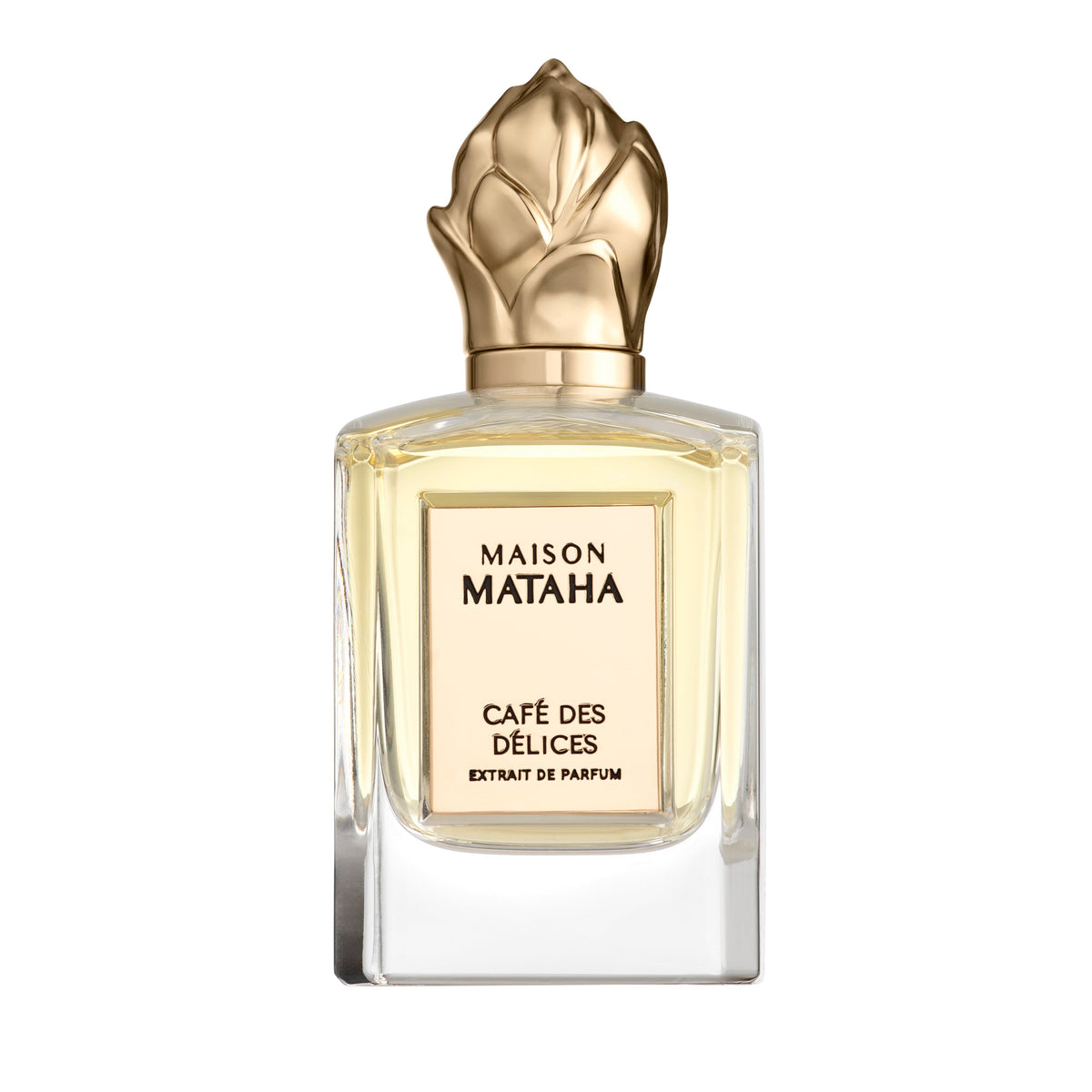 Perfume bottle on a white background
