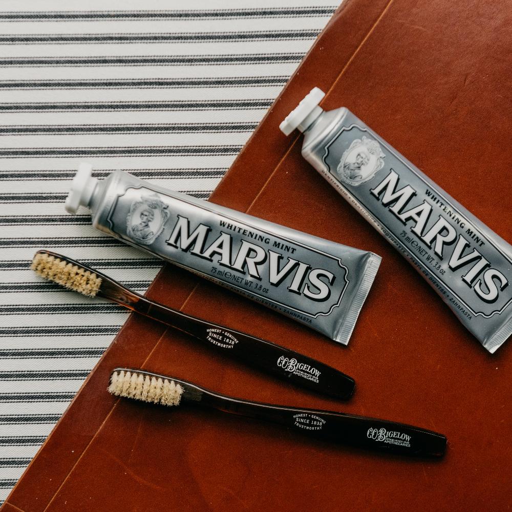 Natural Bristle Toothbrush - Soft Tortoise