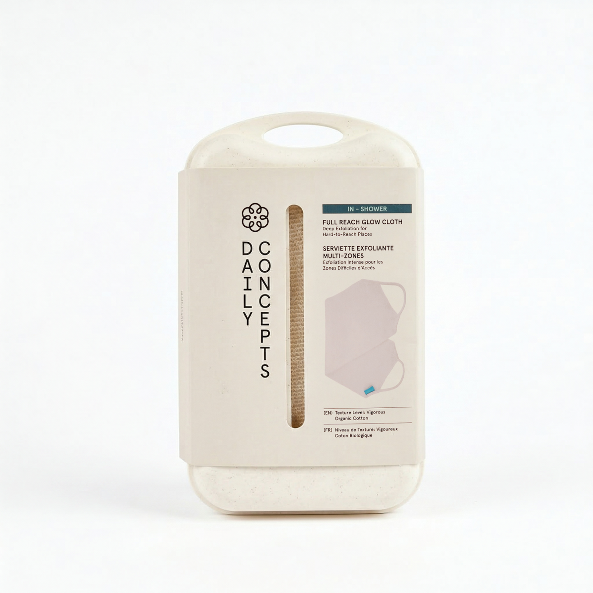 Product packaging with 'Daily Concepts' branding on a white background