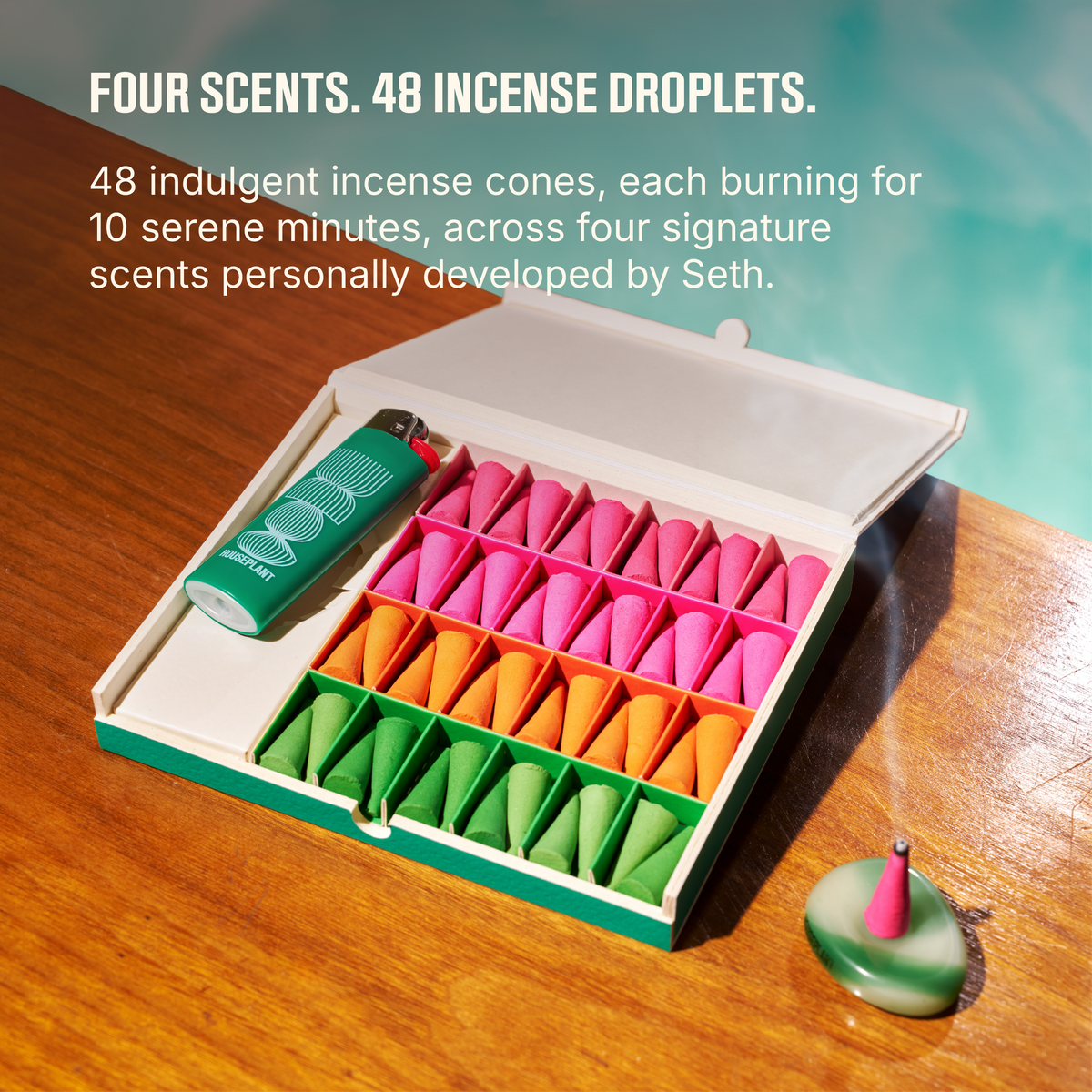 Houseplant Droplets by Seth Incense Cones