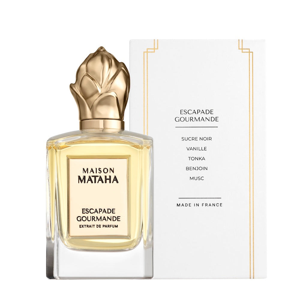 Maison Mataha perfume next to its packaging