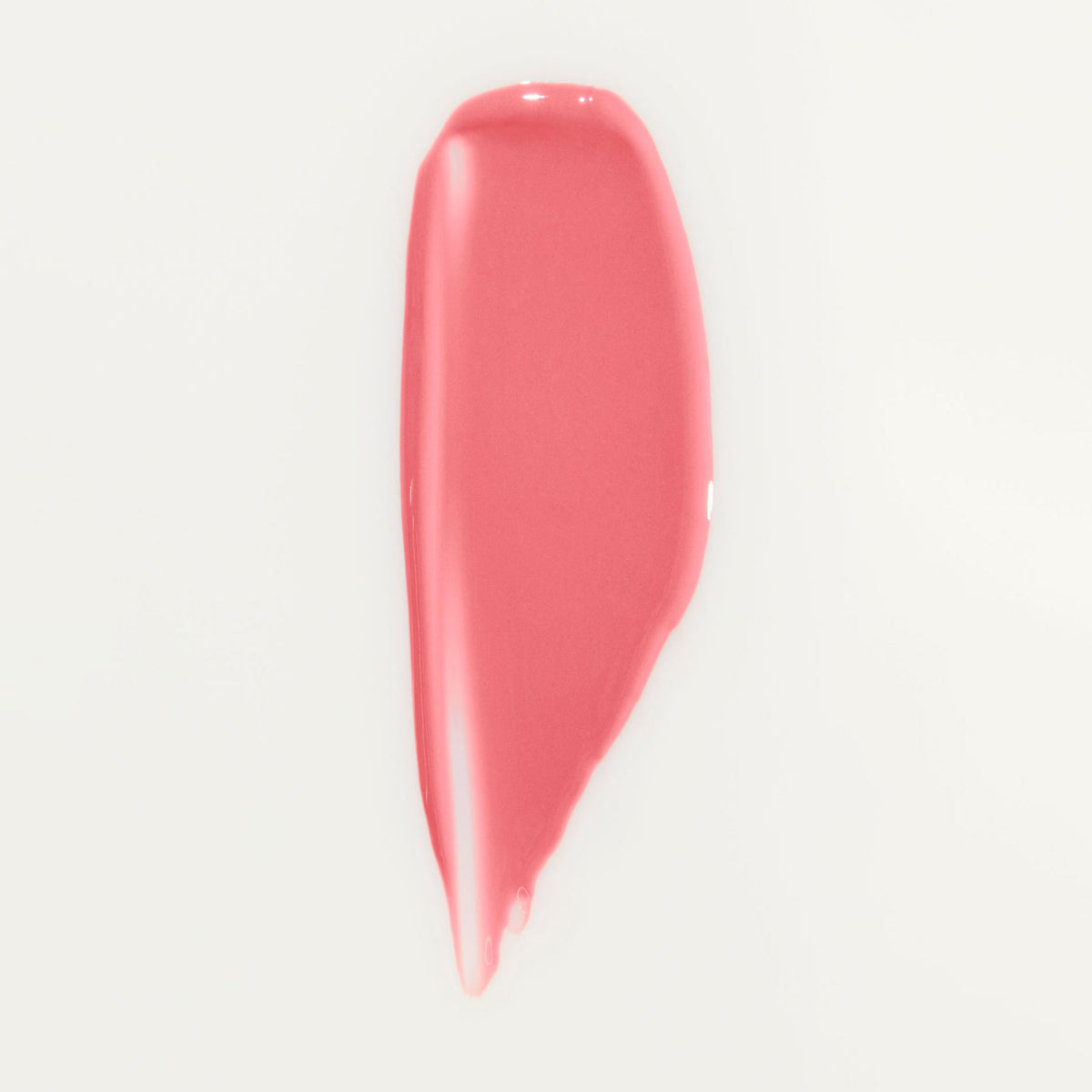 Swatch of Wonderblush Lip Oil in shade Flamant.