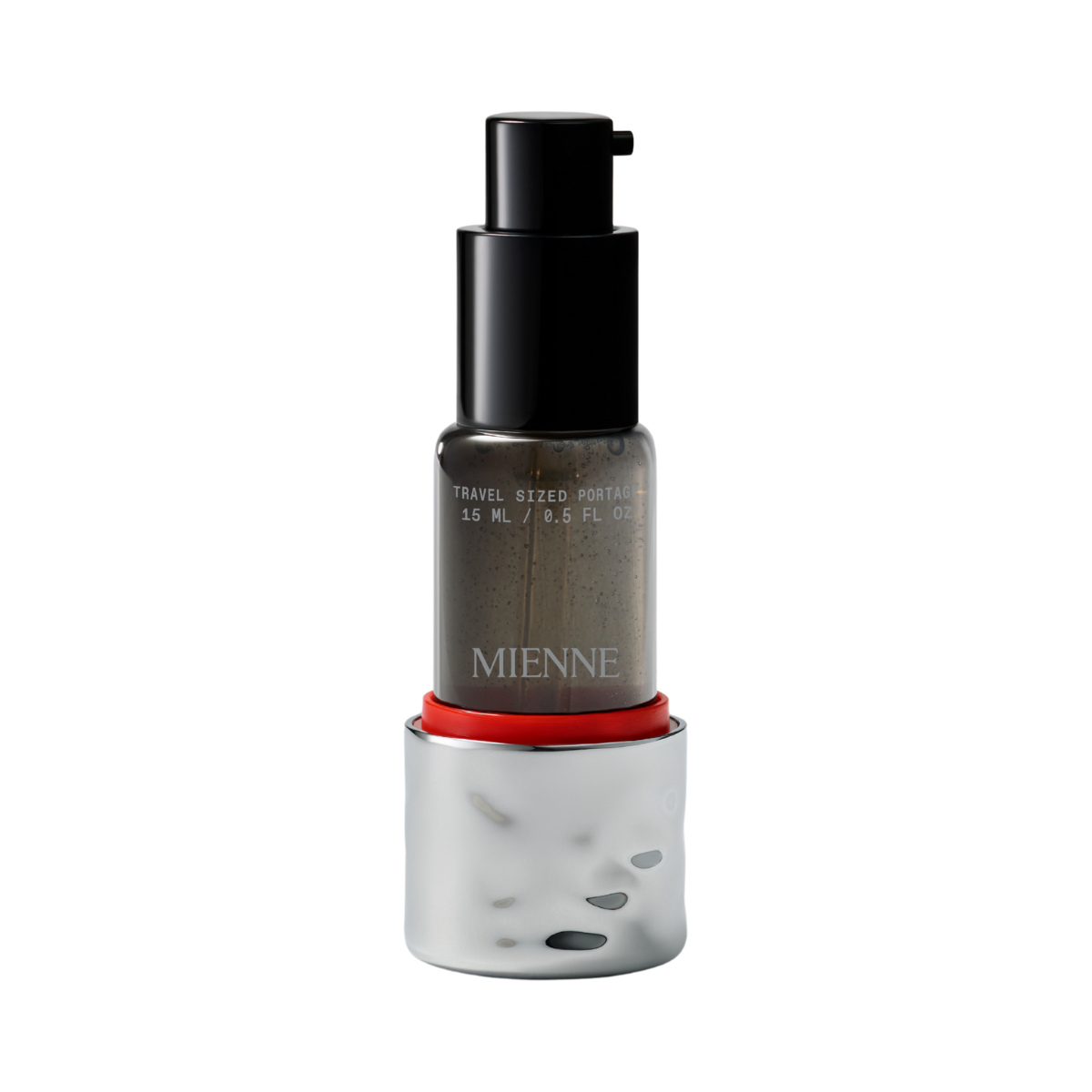 Mienne's travel Sex Serum tube with cap removed. 