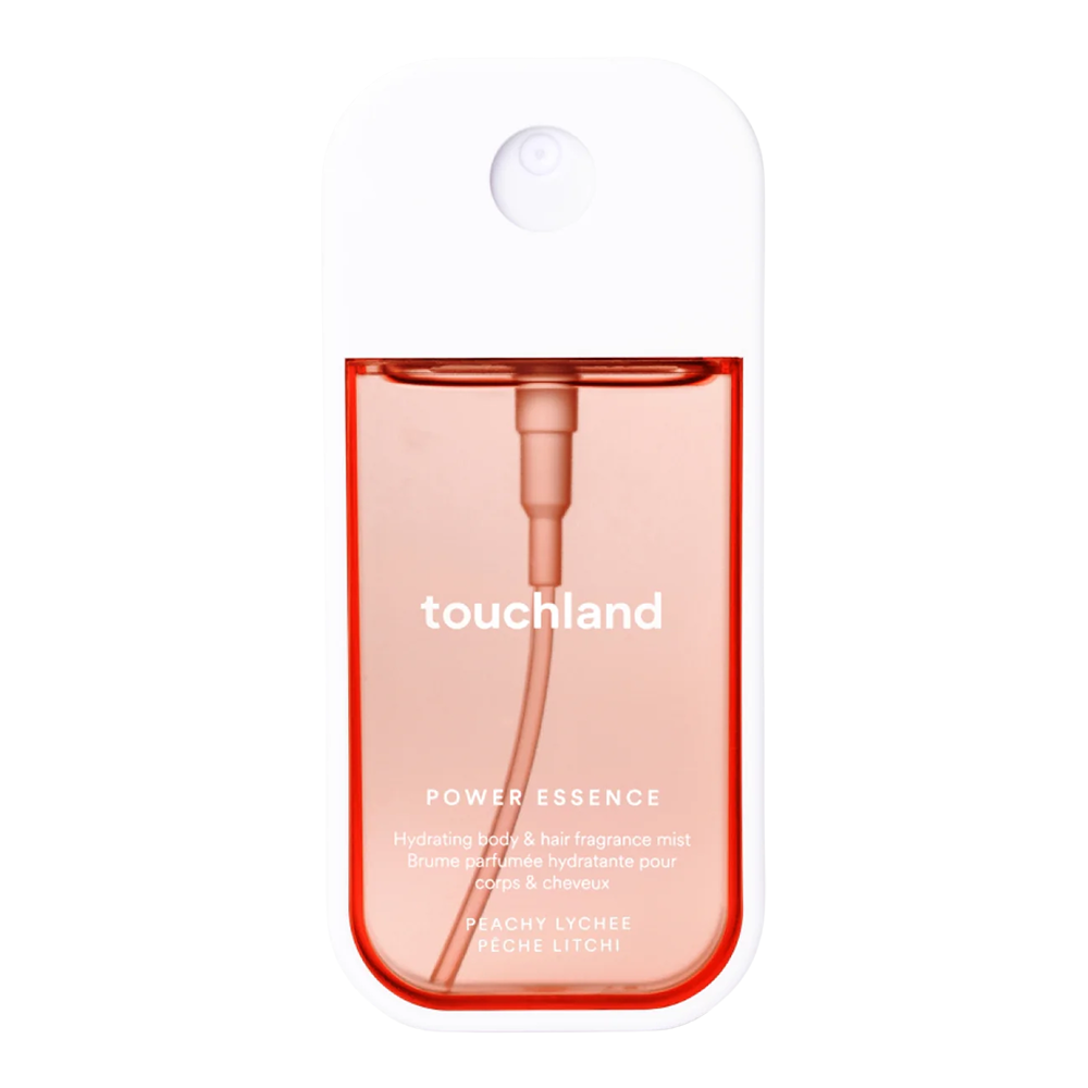 Touchland Power Essence product packaging on a white background