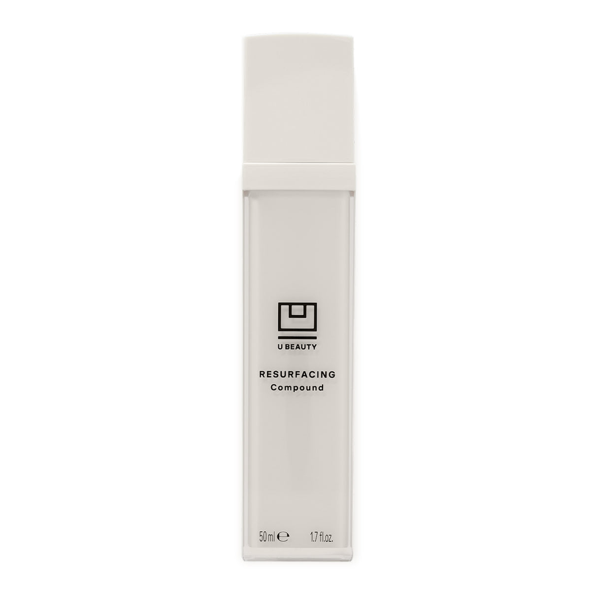 U Beauty resurfacing compound packaging on a white background