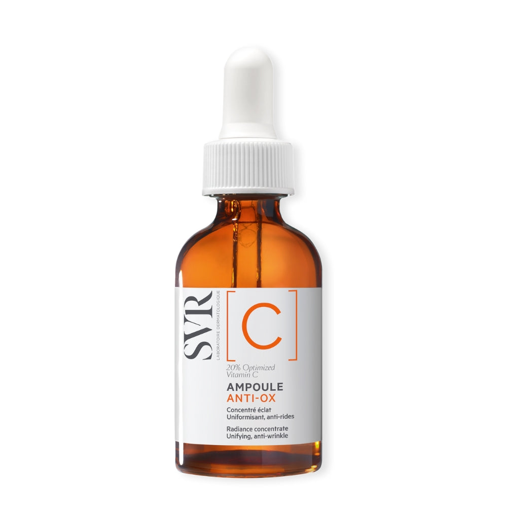 SVR C Radiance Concentrate bottle with dropper on a white background