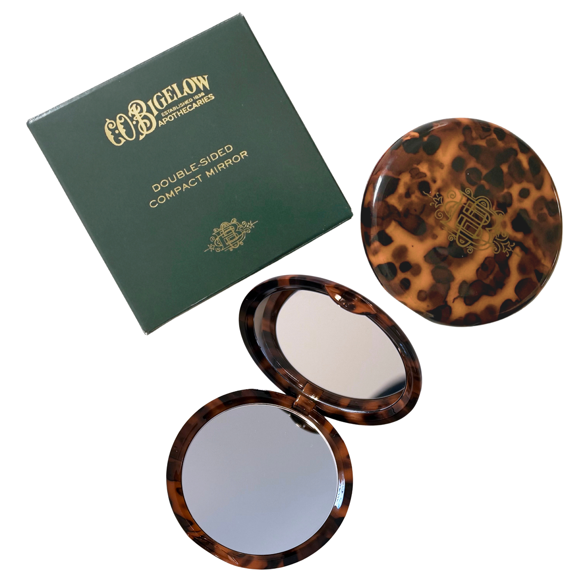 Tortoise Double-Sided Mirror Compact