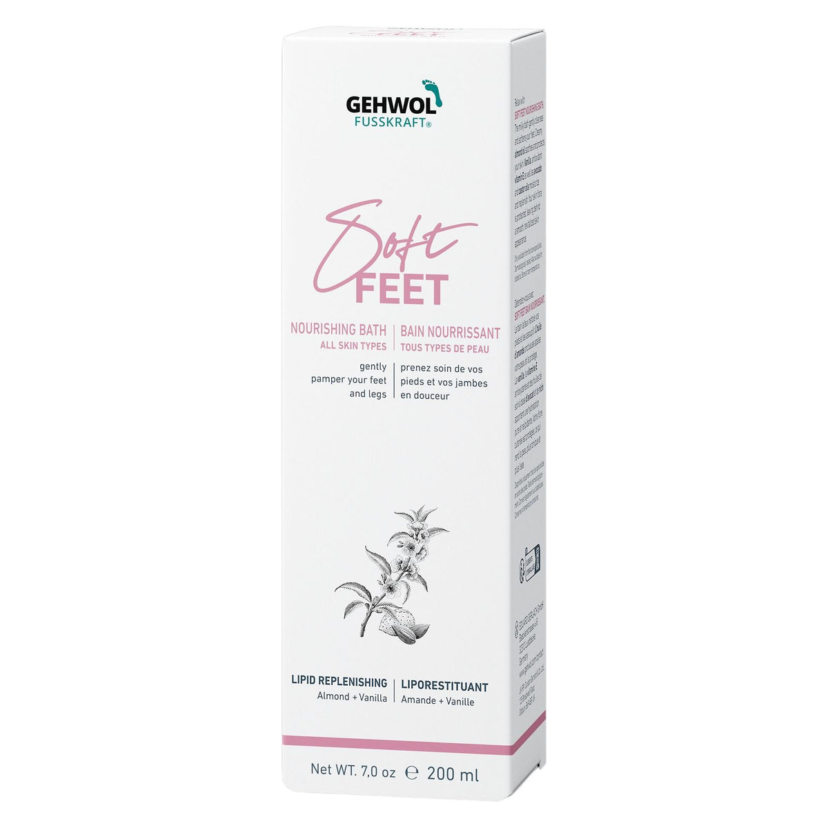 Packaging for Soft Feet - Nourishing Bath - 7oz