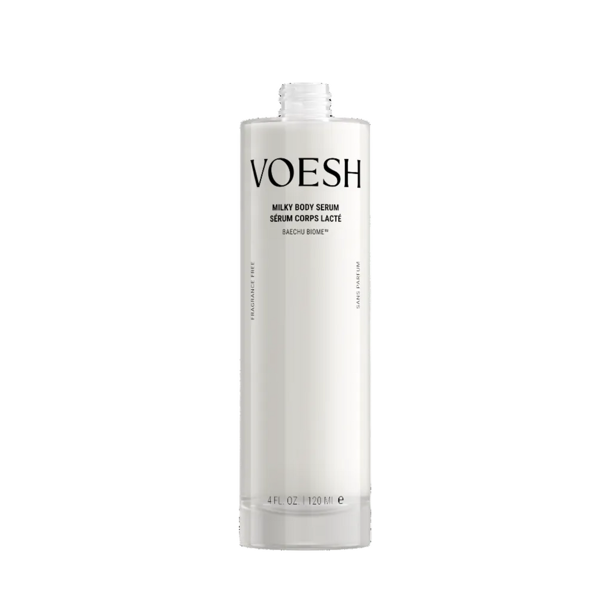 Voesh Milky Serum bottle labeled on a white background