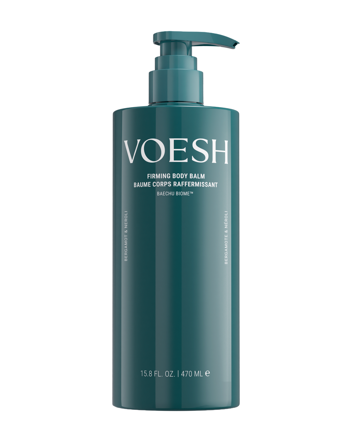 VOESH firming body balm bottle on a white background