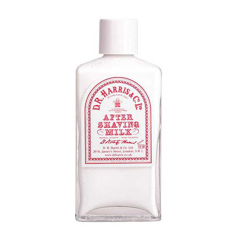 D.R. Harris After Shaving Milk bottle