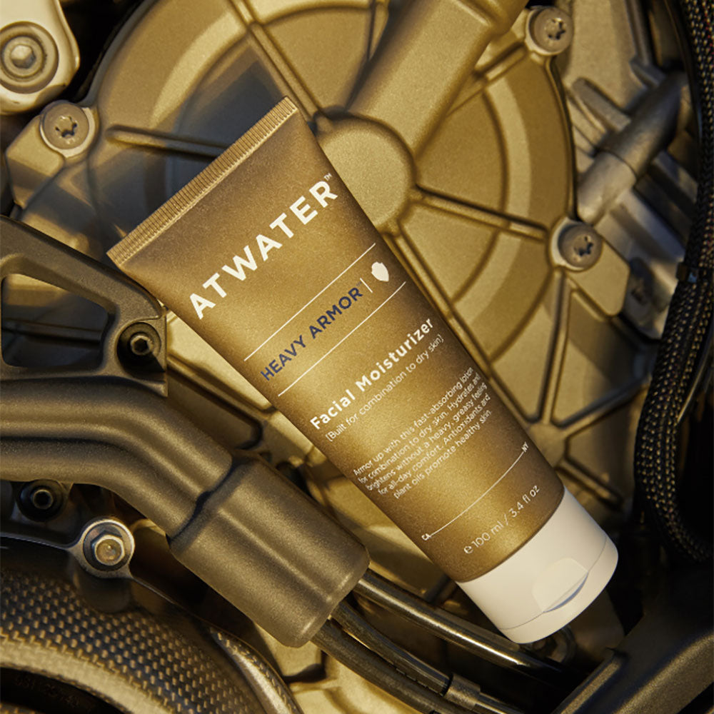Atwater facial moisturizer inside of a machine