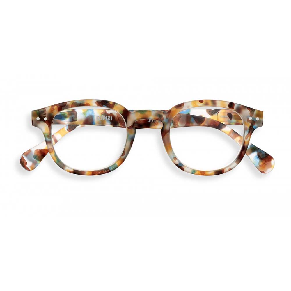Izipizi Reading Glasses # C - The Retro - Blue Tortoise