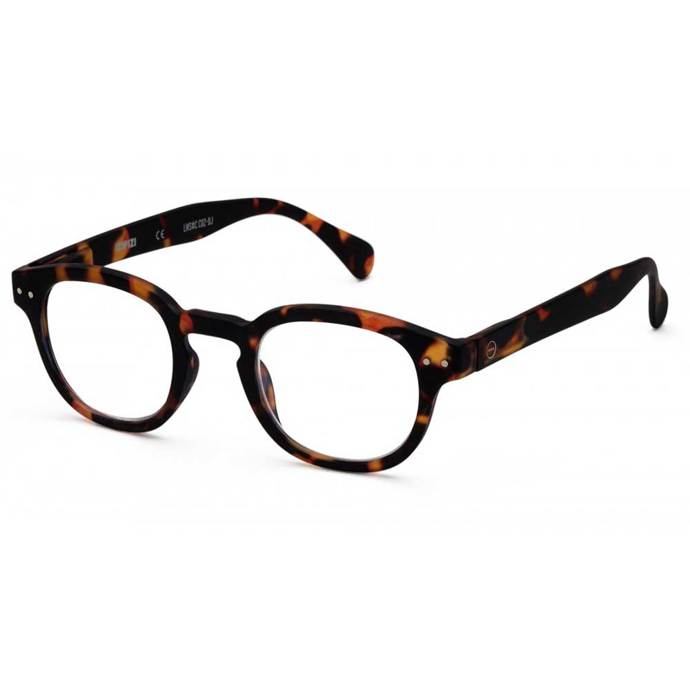 Izipizi Paris Reading Glasses # C - The Retro - Tortoise (open view)