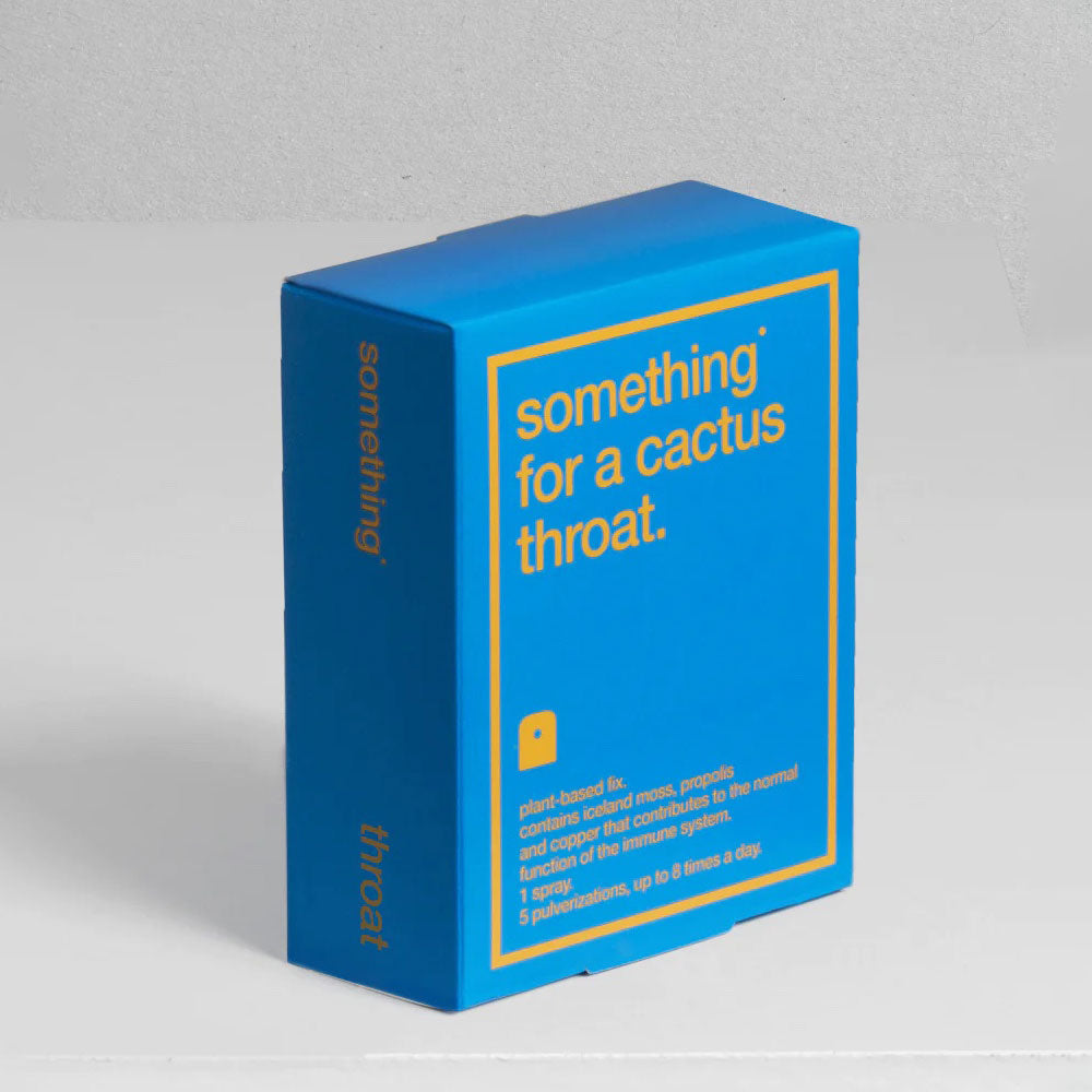 Box of something for a cactus throat
