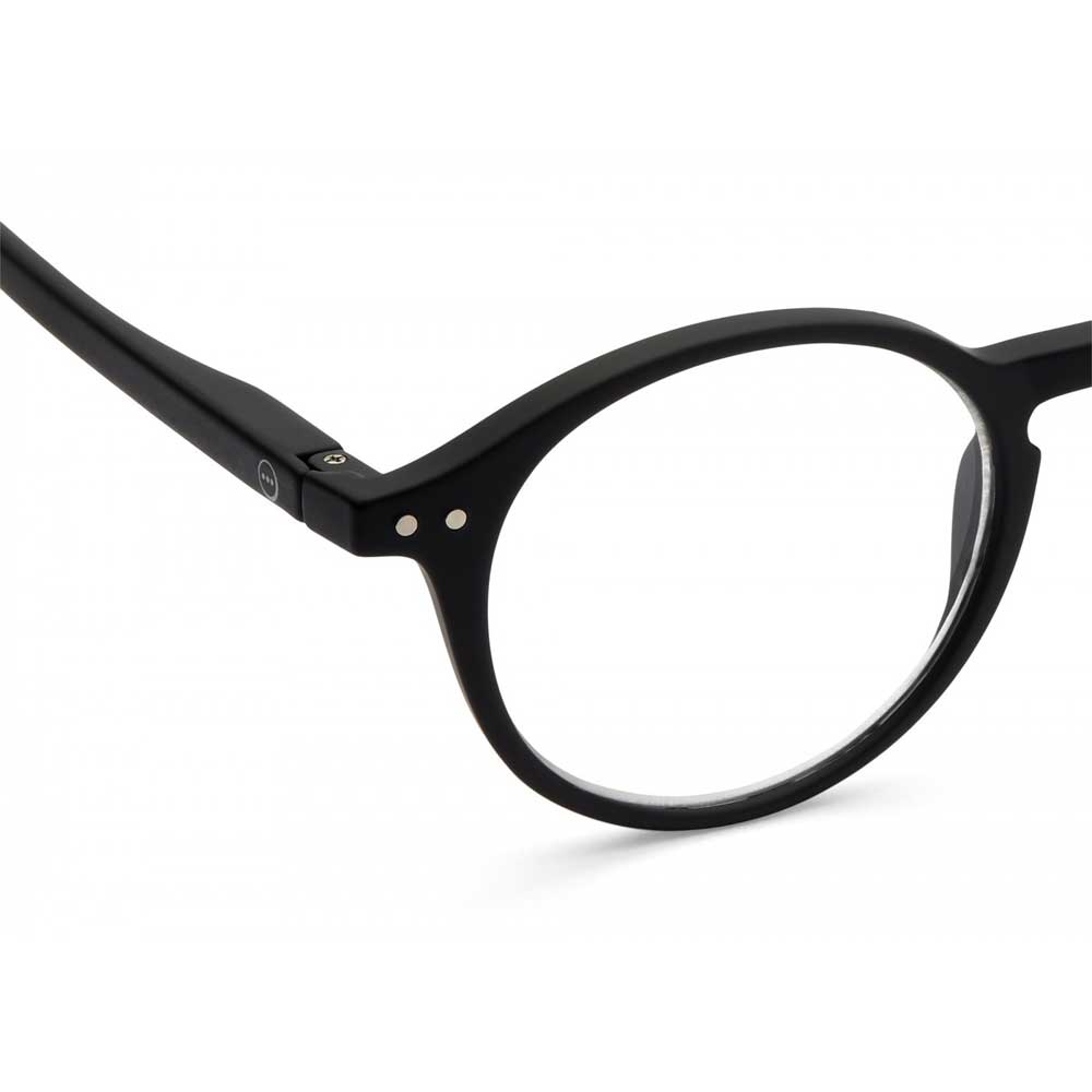 Izipizi Paris Reading Glasses #D - The Iconic - Black (corner view)