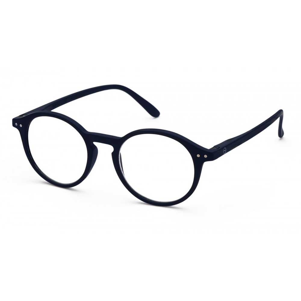 Izipizi Paris Reading Glasses # D - The Iconic - Navy Blue (open View)