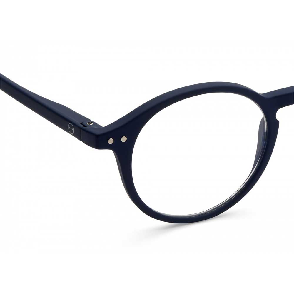 Izipizi Paris Reading Glasses # D - The Iconic - Navy Blue (corner View)