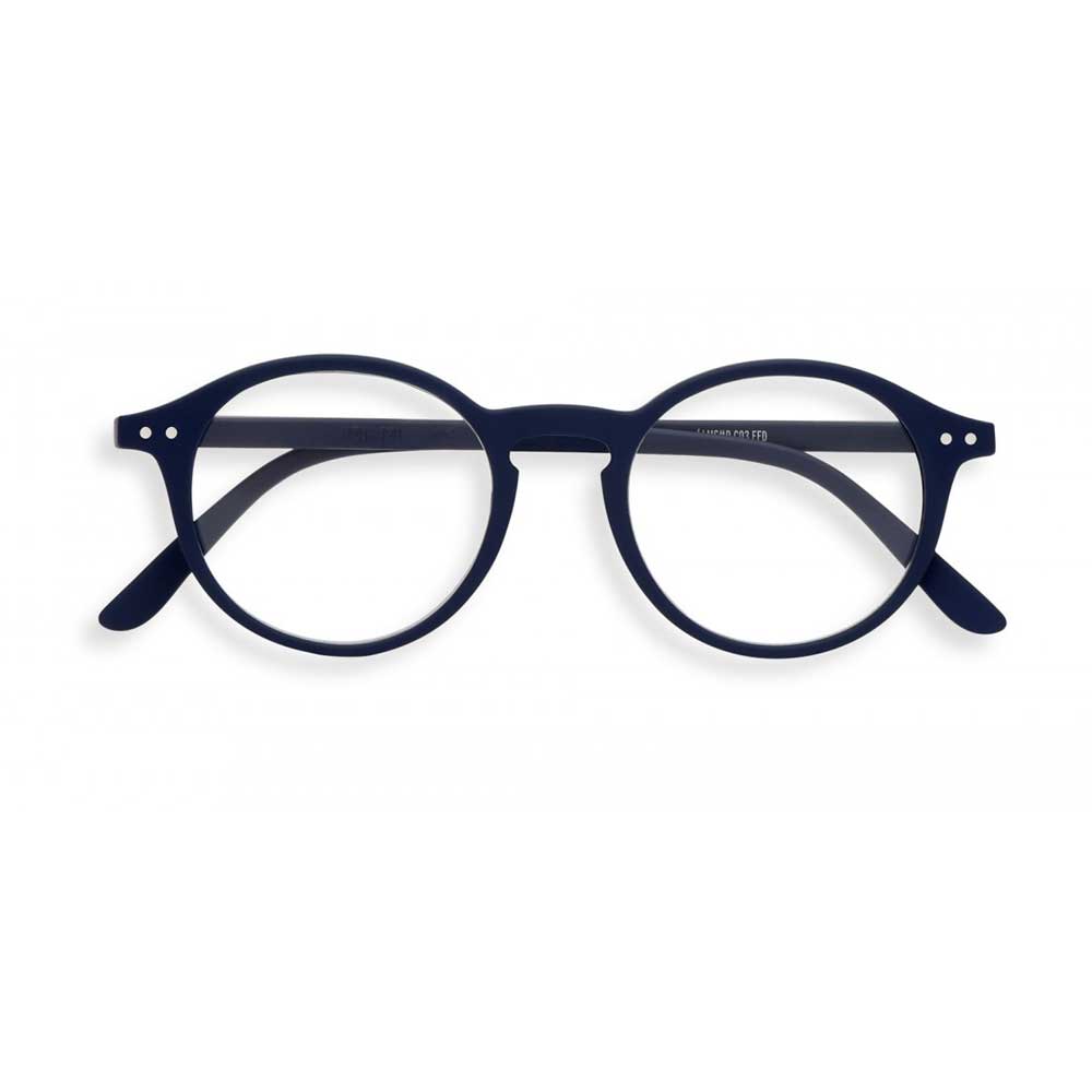 Izipizi Paris Reading Glasses # D - The Iconic - Navy Blue (folded View)