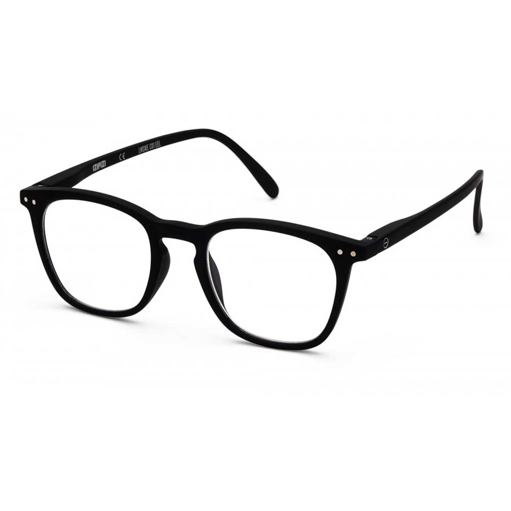 Izipizi Paris Reading Glasses #E - The Trapeze - Black (open view)