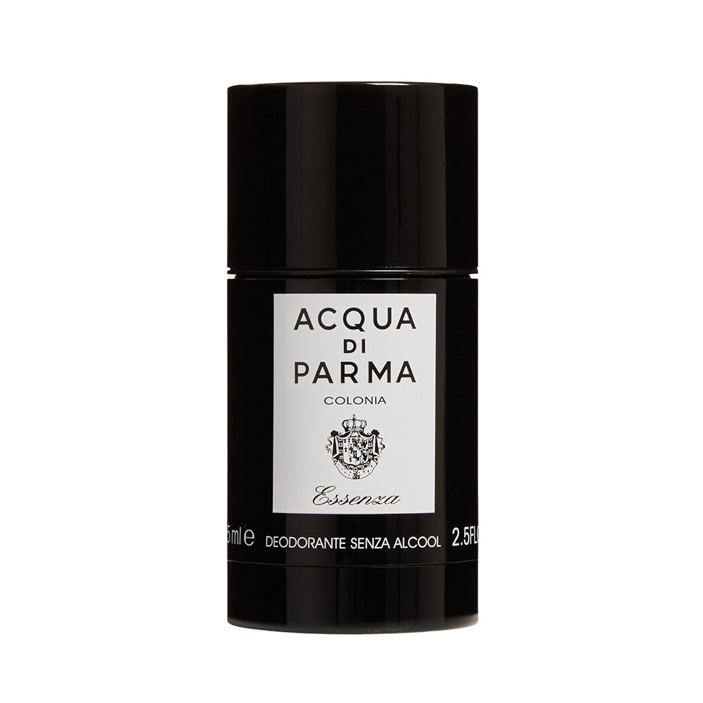 Acqua di Parma Essenza Deodorant stick in signature black container.