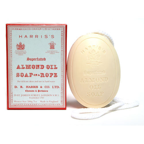 harris's almond oil soap on a rope 