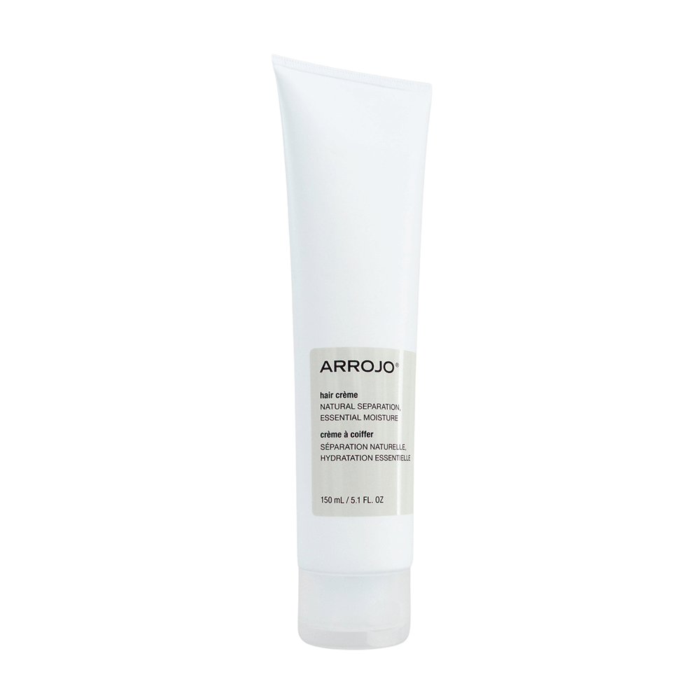 A tube of ARROJO hair crème with white packaging.