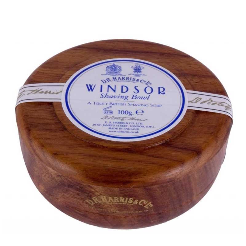 Shaving Soap with Mahogany Wood Bowl - Windsor