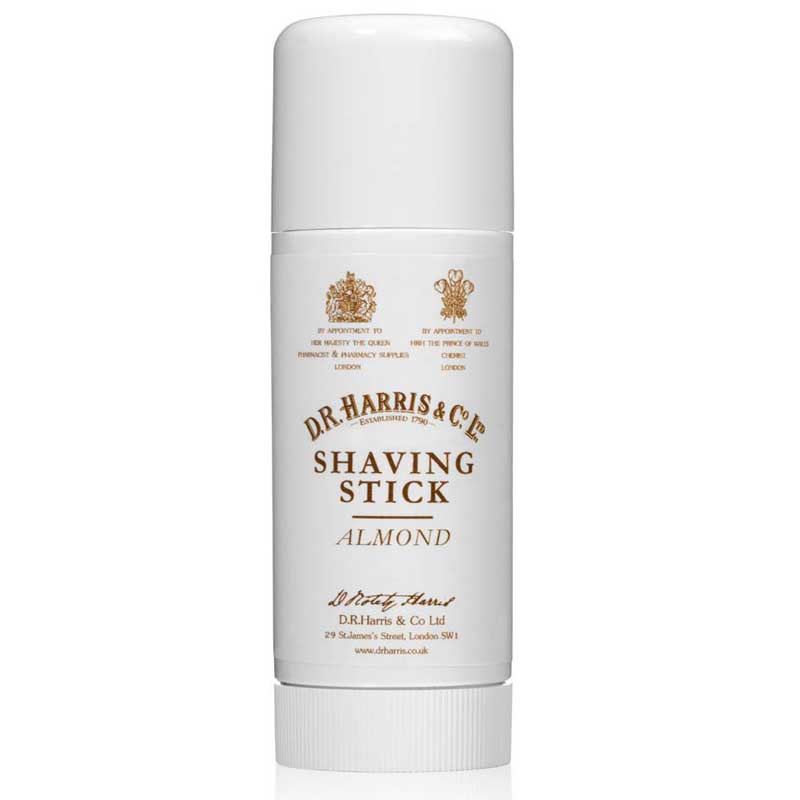 dr harris & co shaving stick almond 