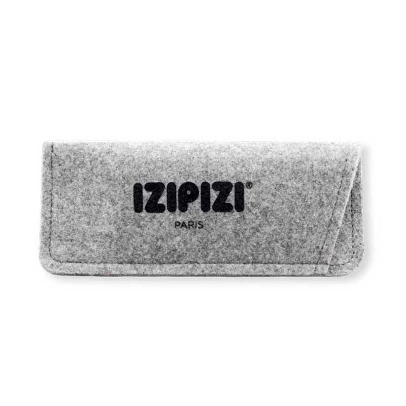 Izipizi Reading Glasses carrying case (Light grey soft felt fabric with Izipizi Paris logo stamped in black)