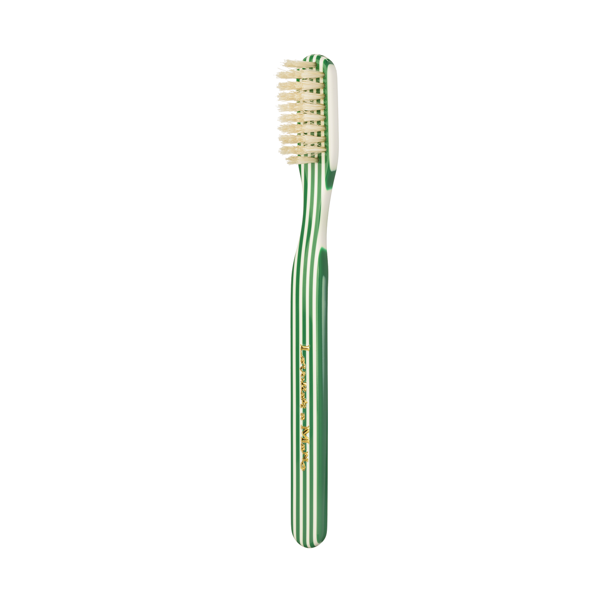 Green Capri Collection Toothbrush on a white background
